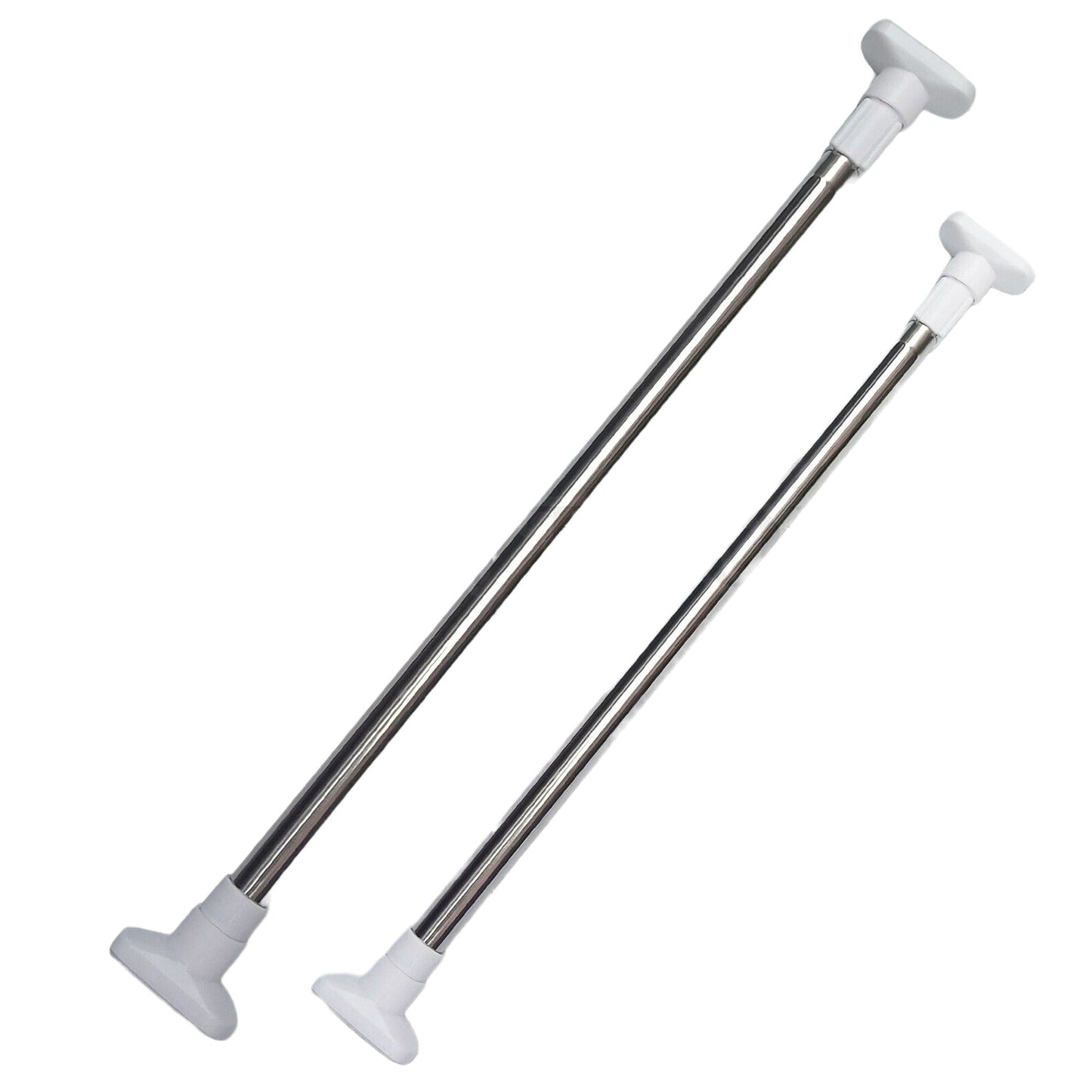 Extendable Shower Wind Adjustable Curtain Tension Rod for Closet Pole
