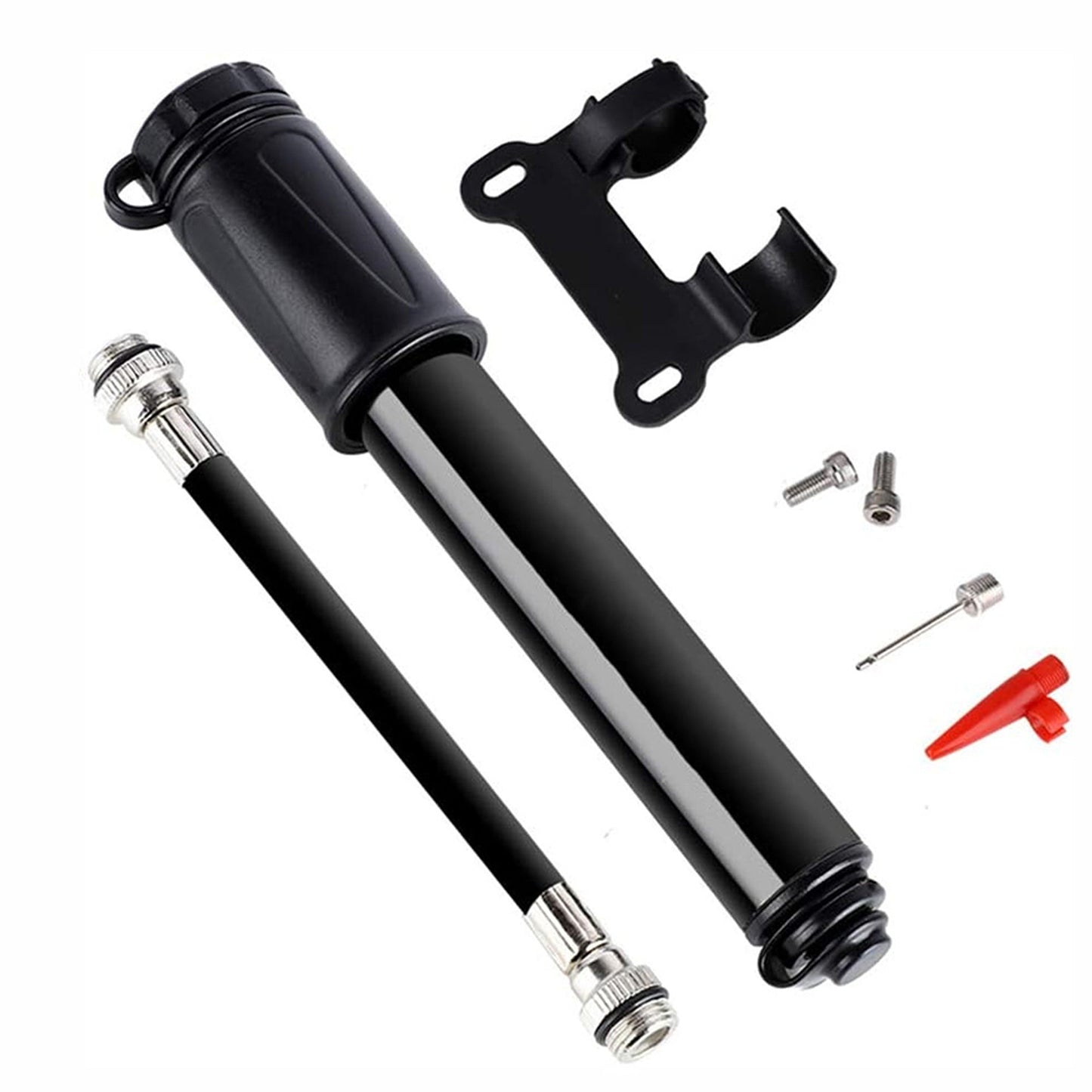 Mini Portable Bicycle Air Pump Aluminium Hand Inflator for Tyre