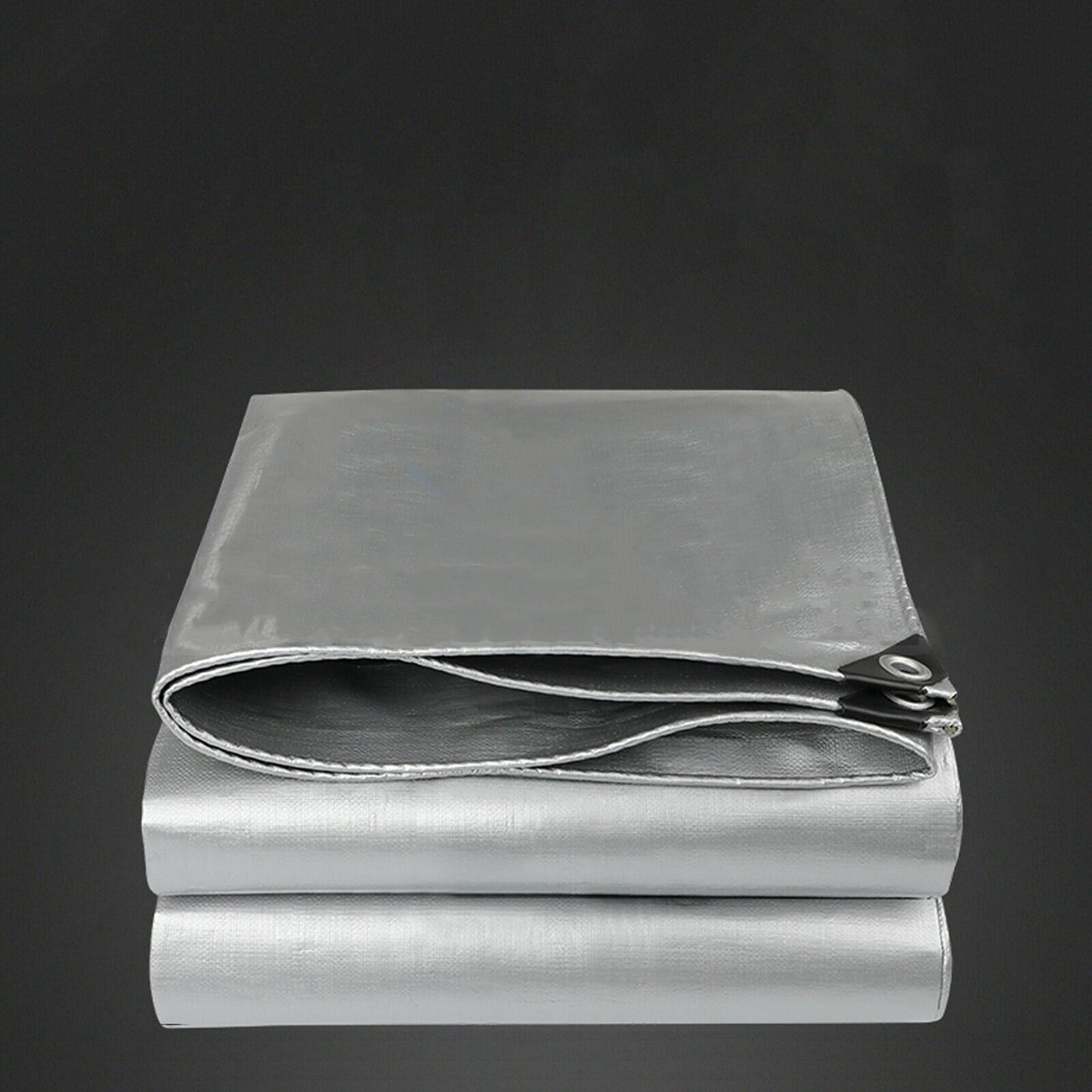 130GSM Heavy Duty Waterproof Camping Poly Tarpaulin Tarp Cover Sheet