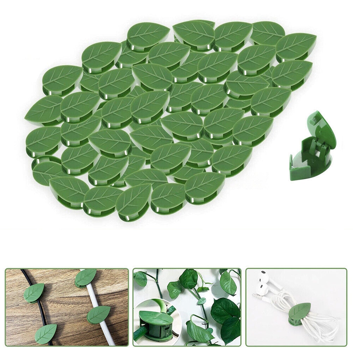 Invisible Plant Climbing Wall Clips Vine Fixt Pothos Rattan Sticky Hook Wire