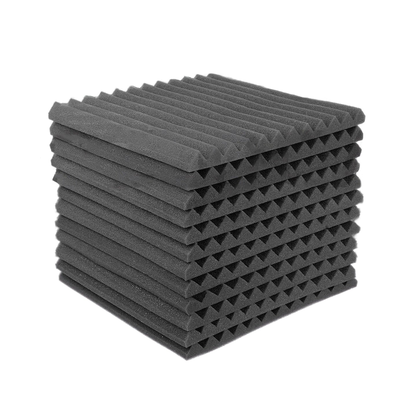 Karaoke Studio Acoustic Foam Panels Sound Absorption Proofing 24pcs