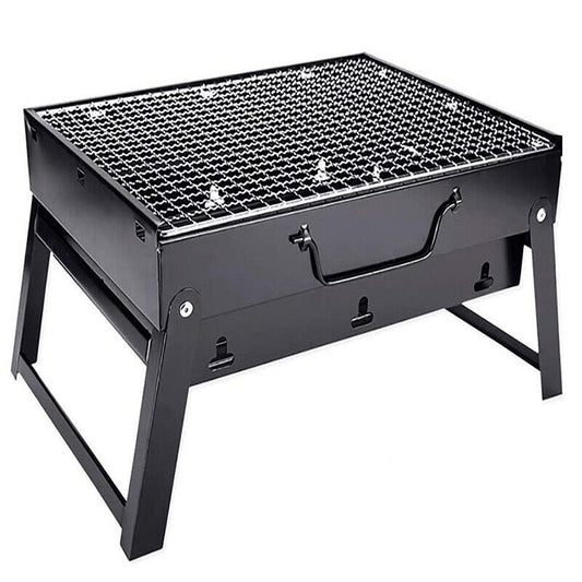 Foldable and Portable Charcoal BBQ Grill for Outdoor Picnics