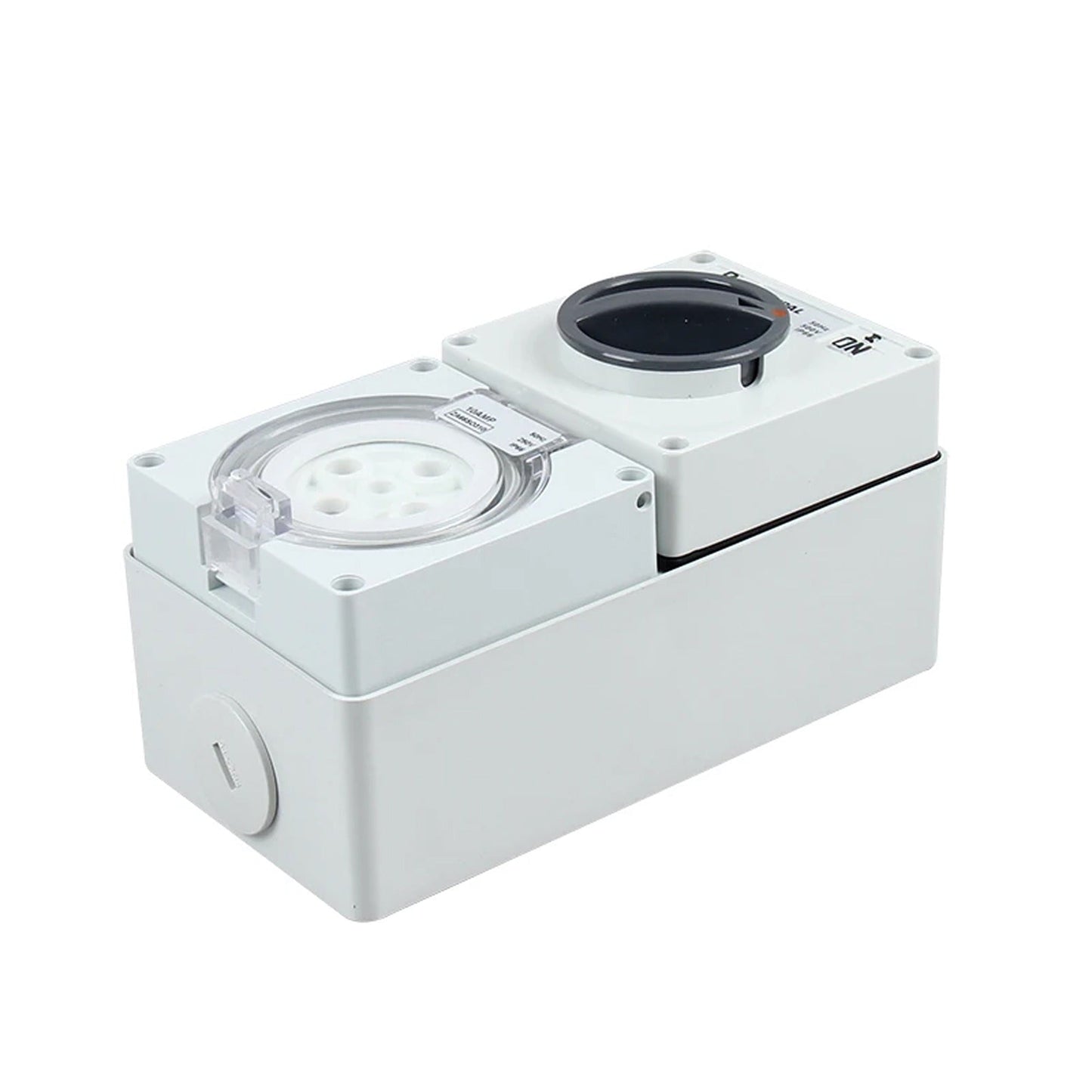 Weatherproof Industrial Switch for Outdoor Use IP66 500V 32amp 5 Pin