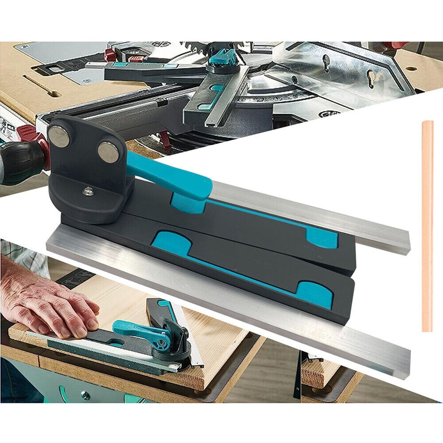 Carpentry Adjustable Angle Measuring Miter Gauges Tool