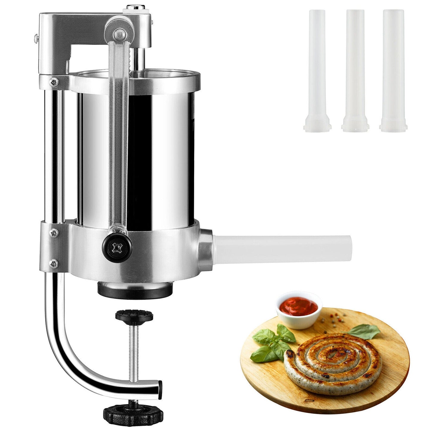 Homemade Sausage Making Machine 2.5LB Stainless Steel Filler