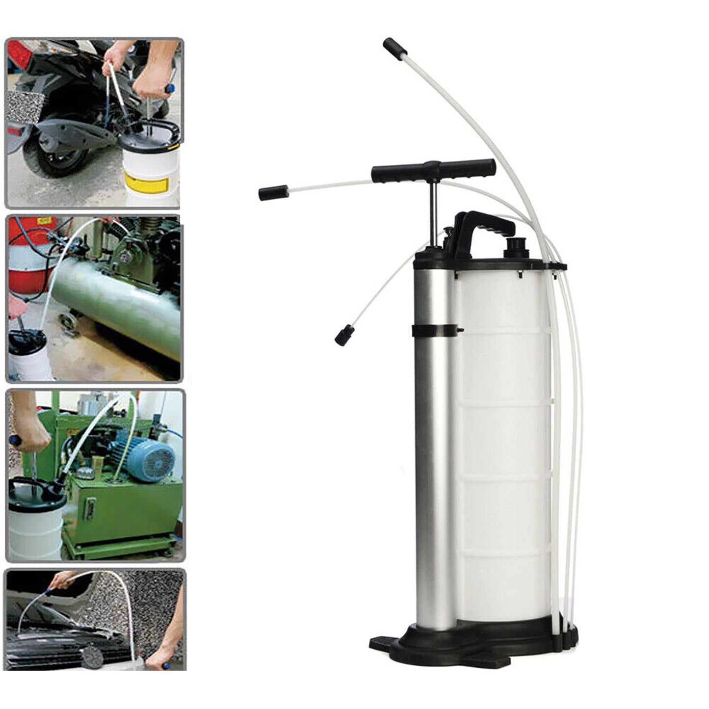 9L Manual Waste Oil Fluid Extractor Pump Vacuum Fuel Car Boat Transfer