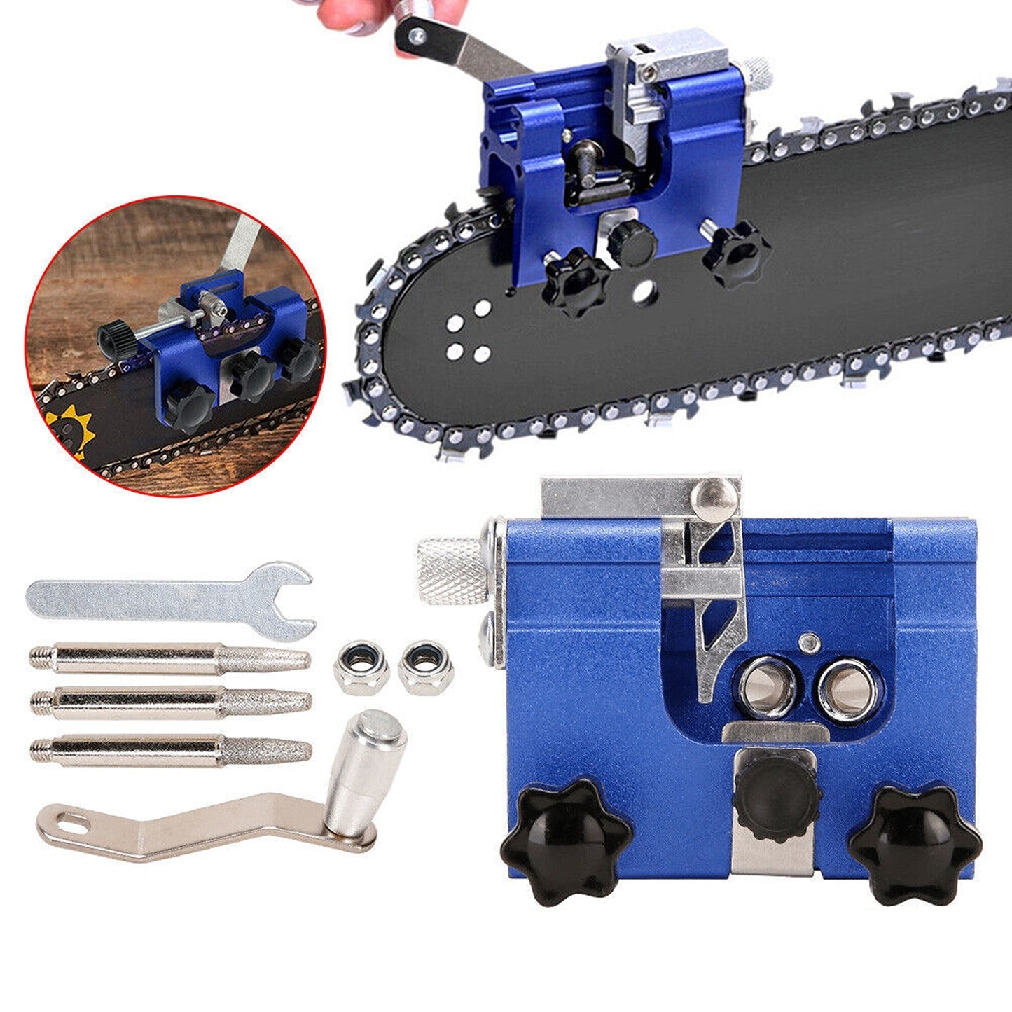 Portable Tool for Chainsaw Blade Sharpening