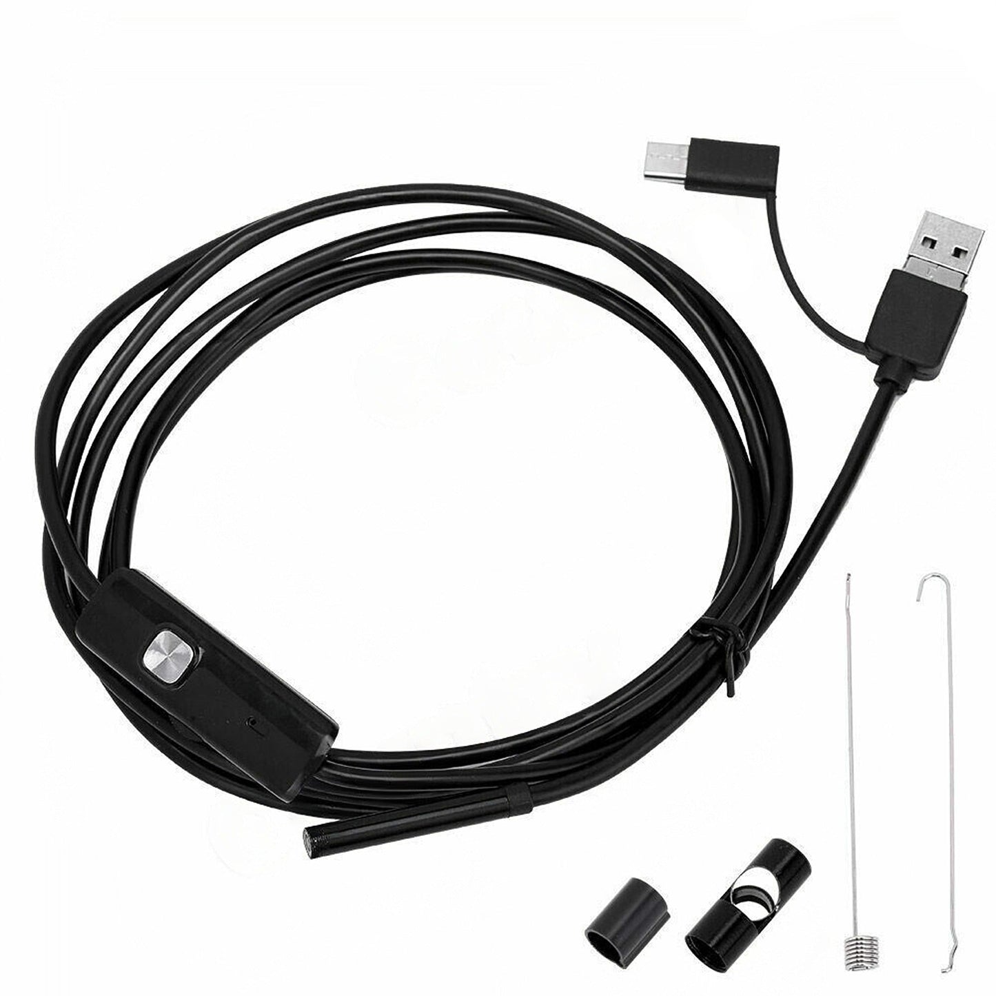 Endoscope Inspection Camera Waterproof USB Type-C Borescope for Android