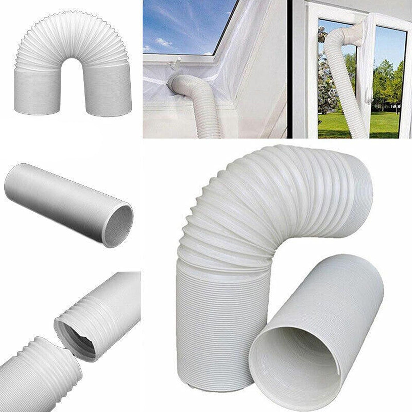 Exhaust Hose Tube Pipe for Portable Air Conditioner Flexible Duct