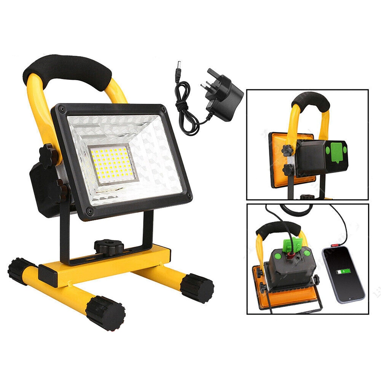 Rechargeable LED Work Torch Portable Outdoor Camping Light