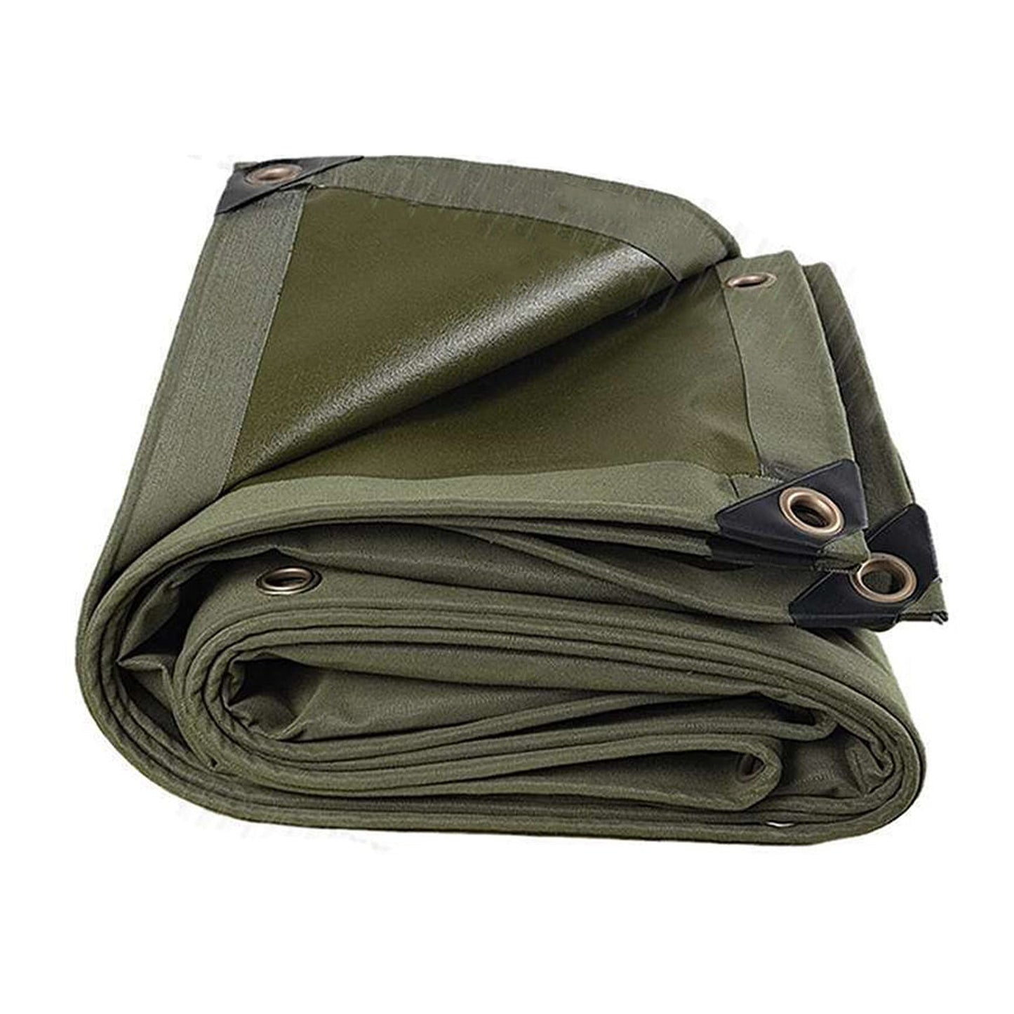 Army Grade Heavy Duty Waterproof Canvas Tarp with Sun and Dust Block