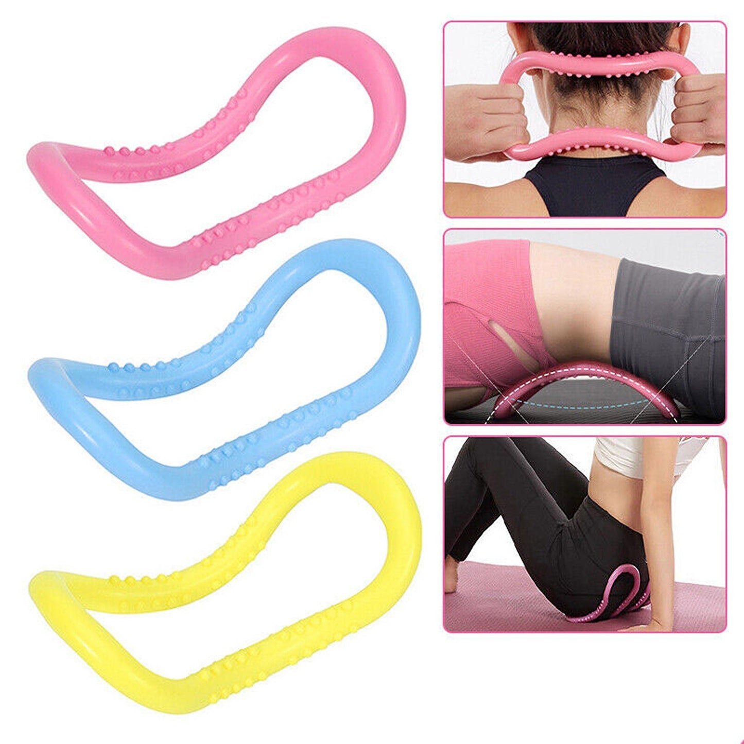 Yoga Pilates Ring for Fitness Training and Flexibility Exercises