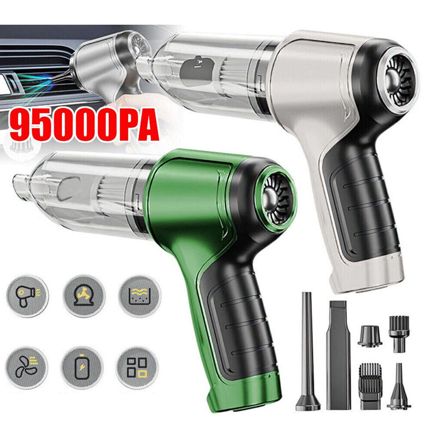 Cordless Handheld Vacuum for Home and Car Mini Air Duster