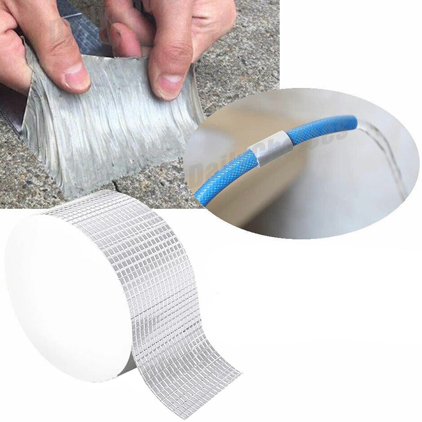 Butyl Rubber Waterproof Aluminium Foil Tape for Roof and Pipe Repair