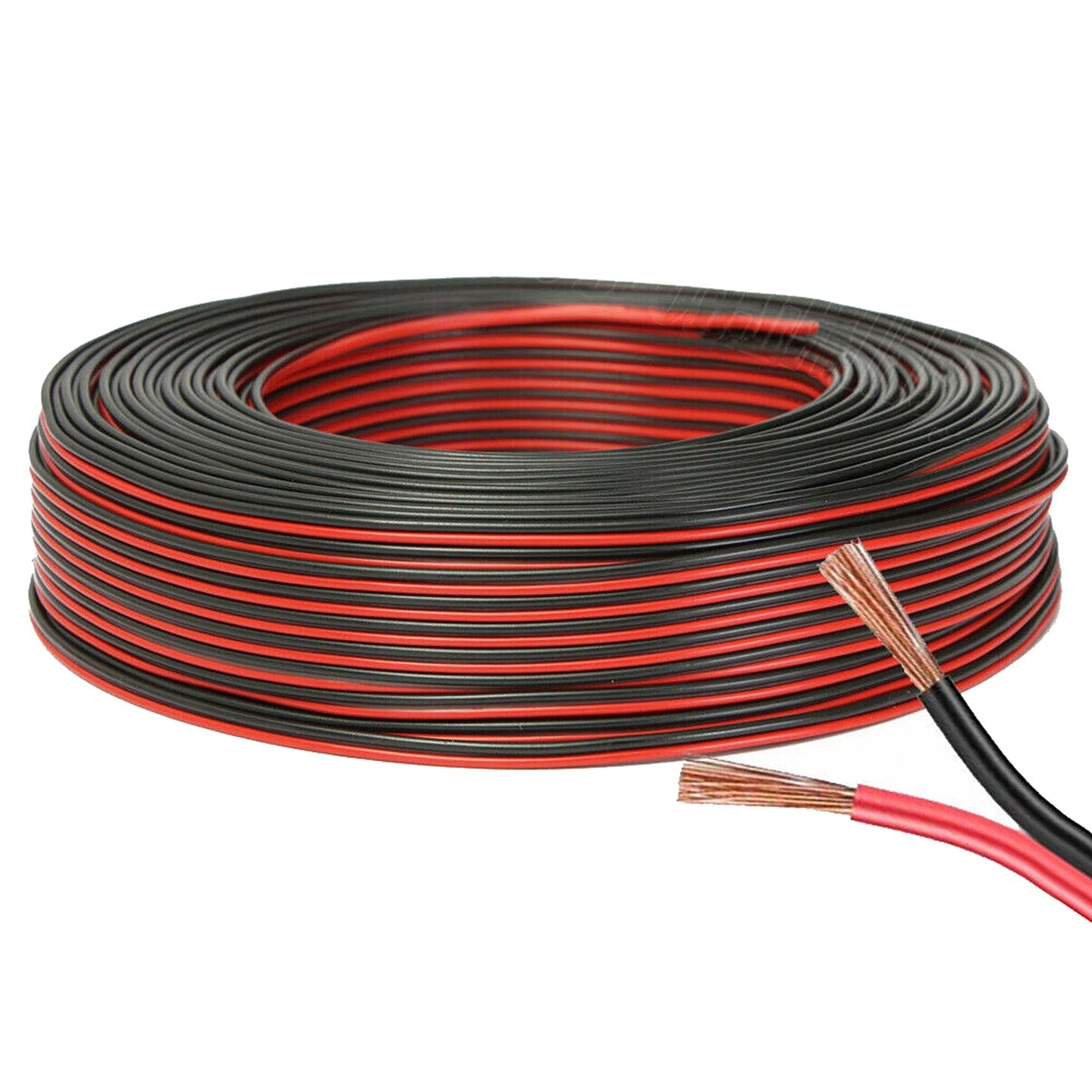 100m Red and Black Upgraded Speaker Cable for Home Stereo and Car Audio