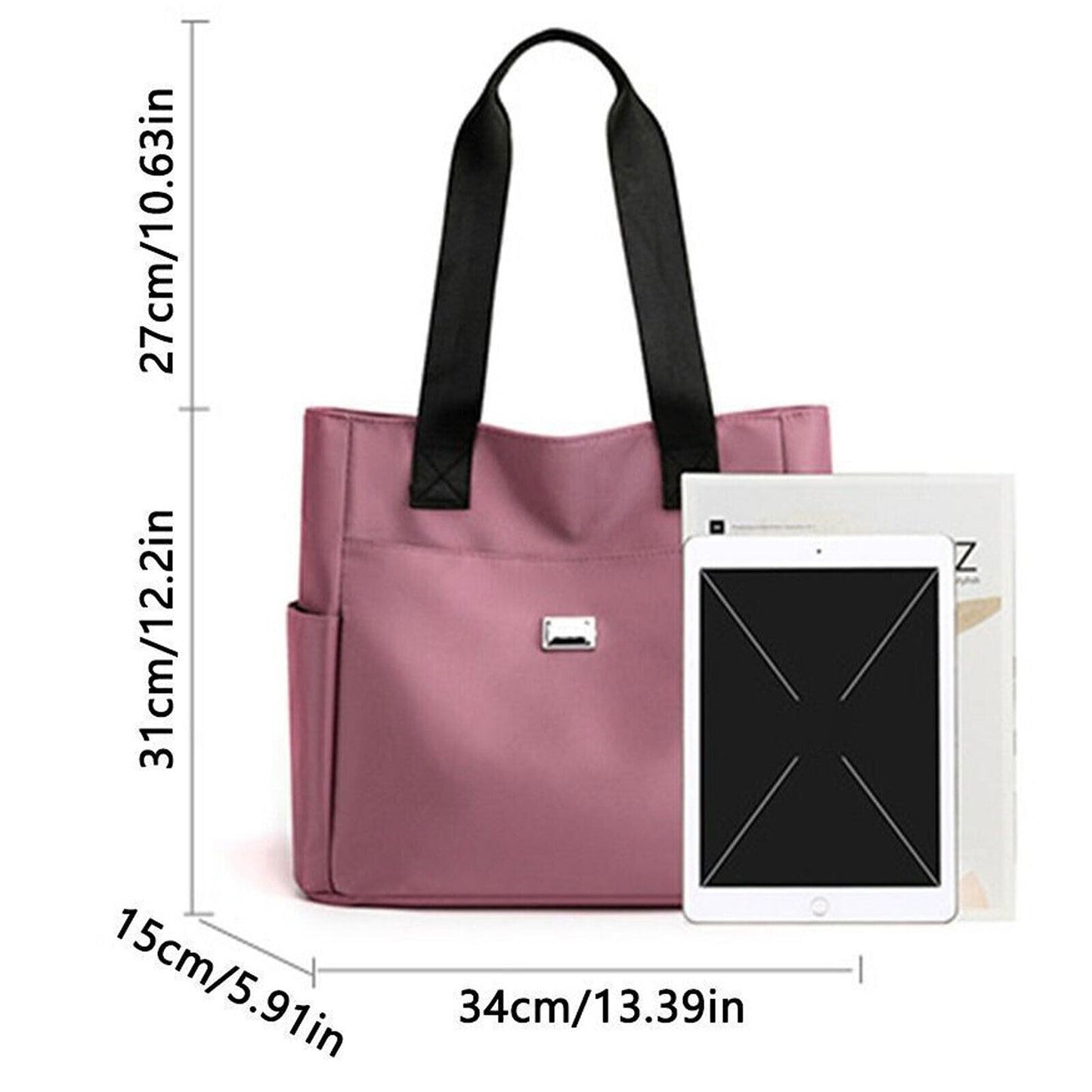 Large Capacity Waterproof Travel Tote Bag Women Lightweight Handbag Shoulder