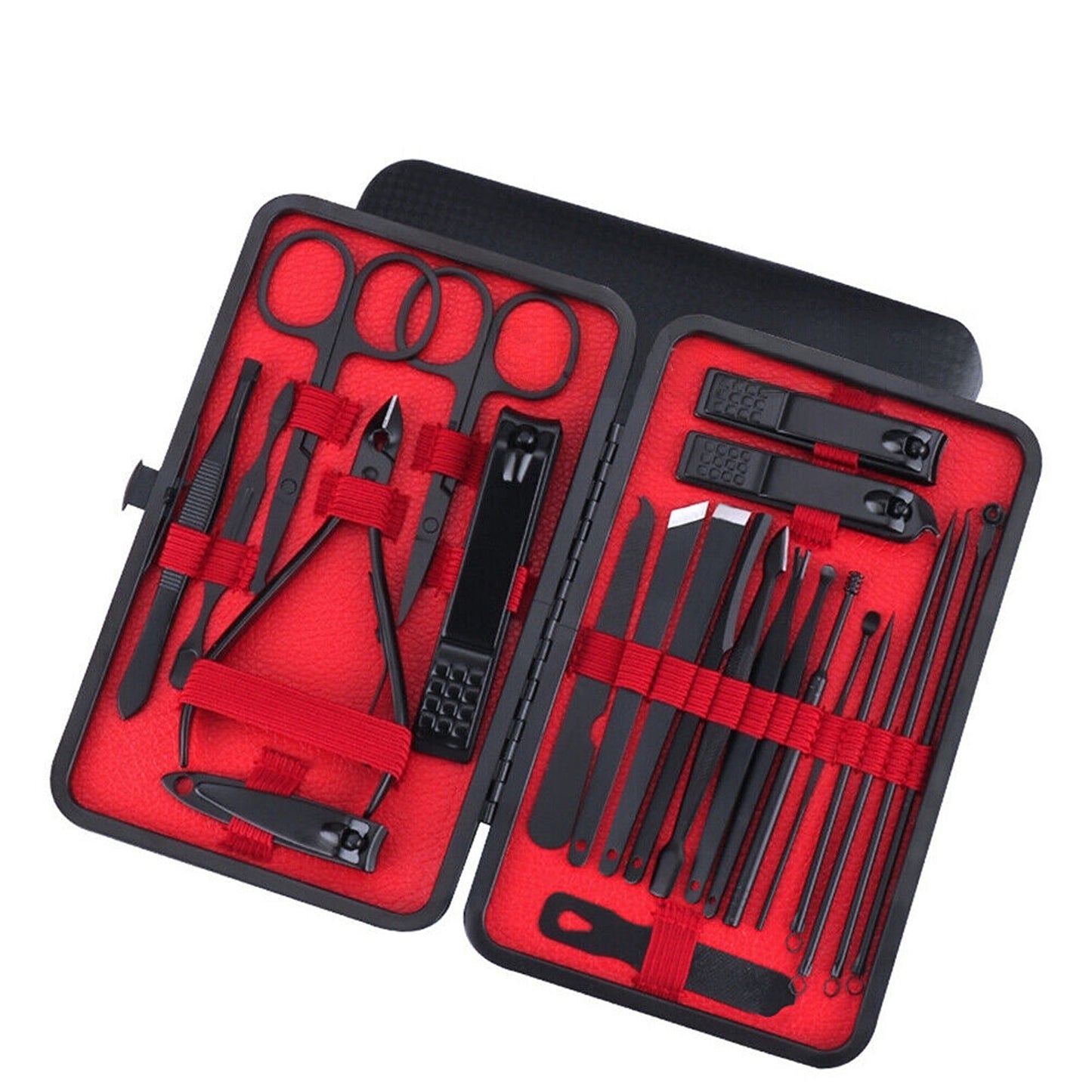 Complete Pedicure Manicure Set 24pcs Stainless Steel Grooming Kit