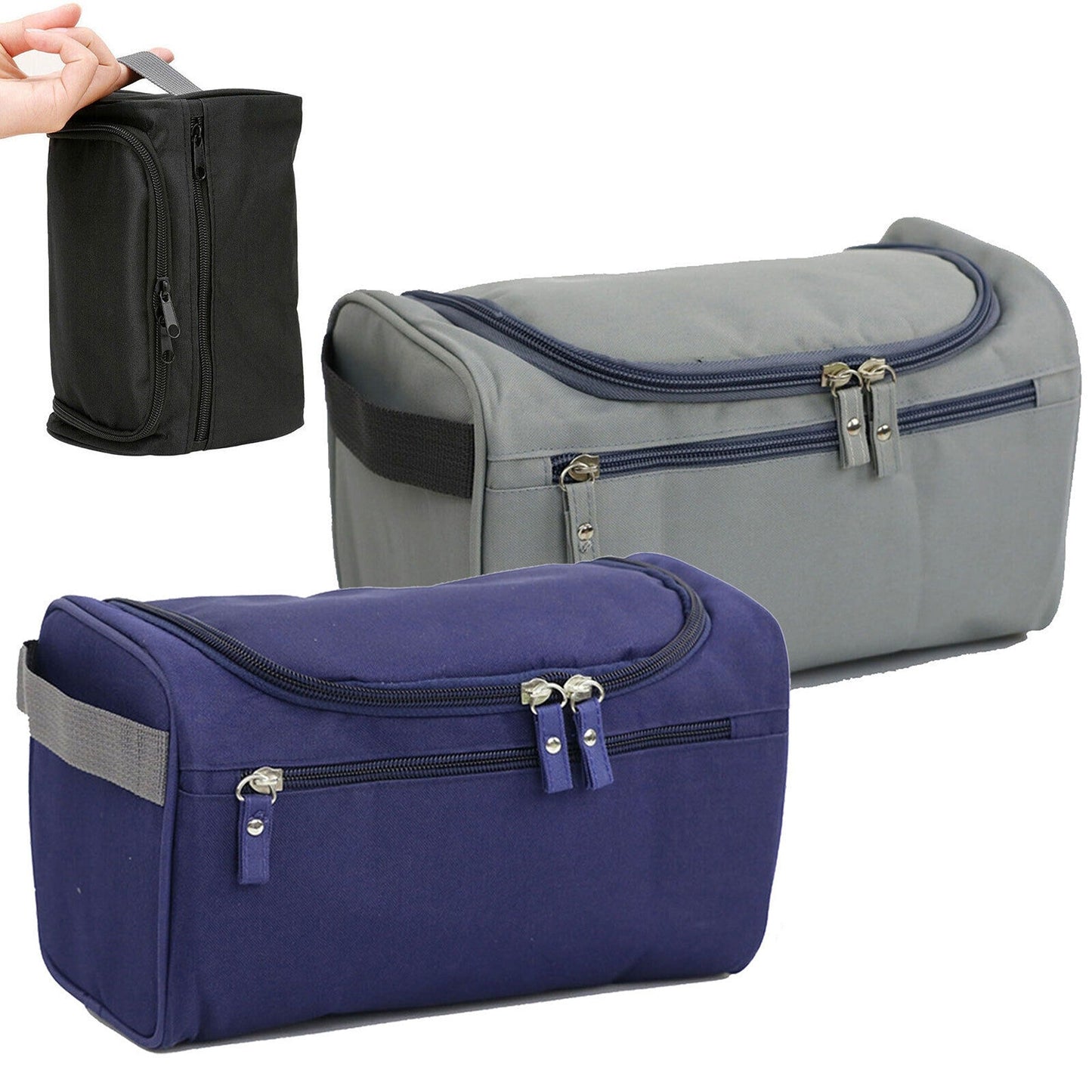 Men Waterproof Toiletry Bag Hanging Cosmetic Makeup Organizer