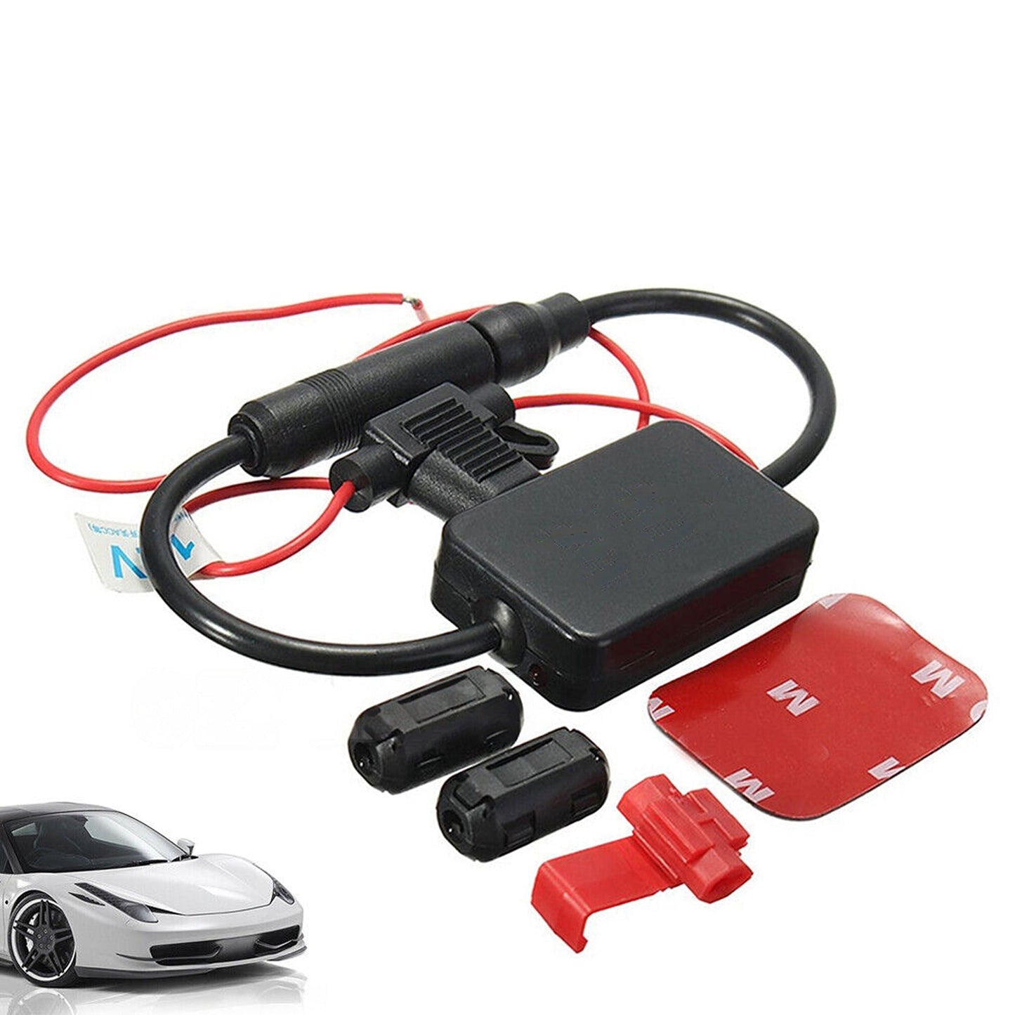 Radio Signal Booster for Auto Car Antenna Amplifier 25db