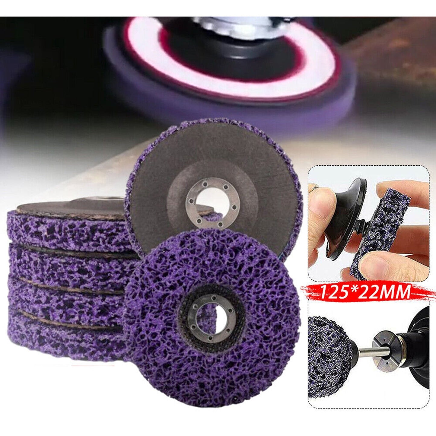 Paint and Rust Removal Clean and Strip Disc Wheel 125mm