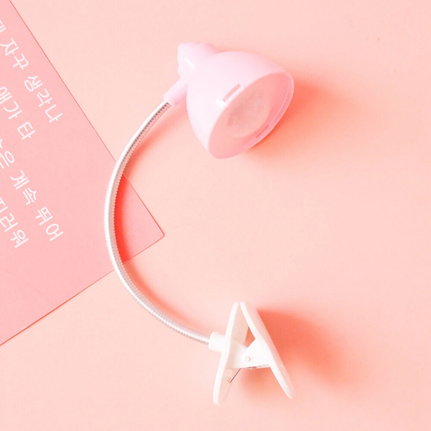 Flexible LED Reading Light with Clamp for Desk or Bedside