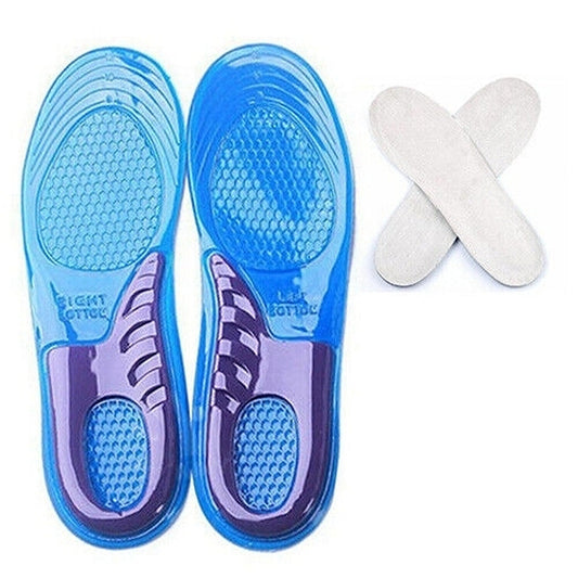 Massaging Arch Support Gel Shoe Insoles Comfort for Men and Women with Flat Feet