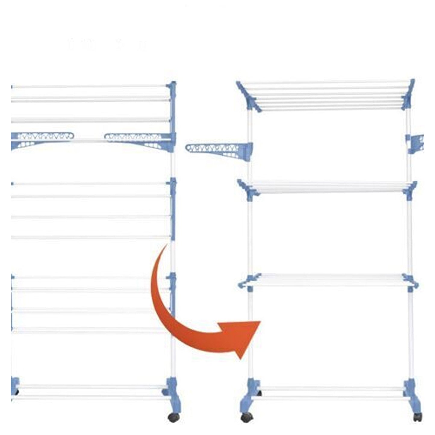 Portable Heavy-Duty Clothes Dryer Foldable Airer Laundry Drying Rack