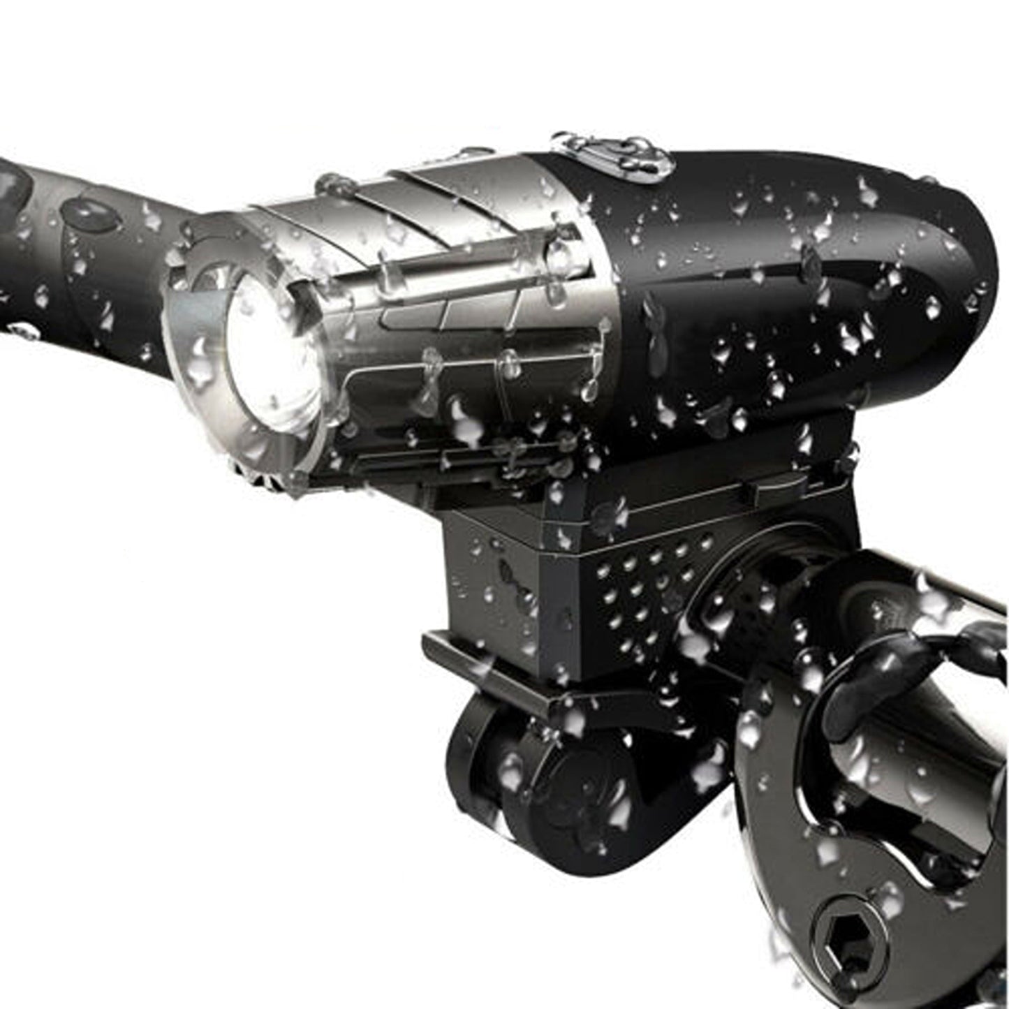 USB Rechargeable LED Bicycle Headlight Waterproof Cycle Front and Rear Light