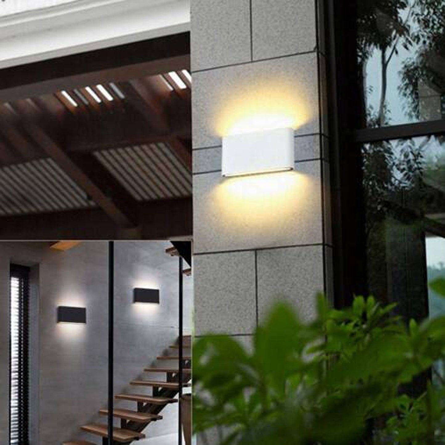 Modern Exterior LED Wall Light Waterproof Up Down Outdoor Lamp