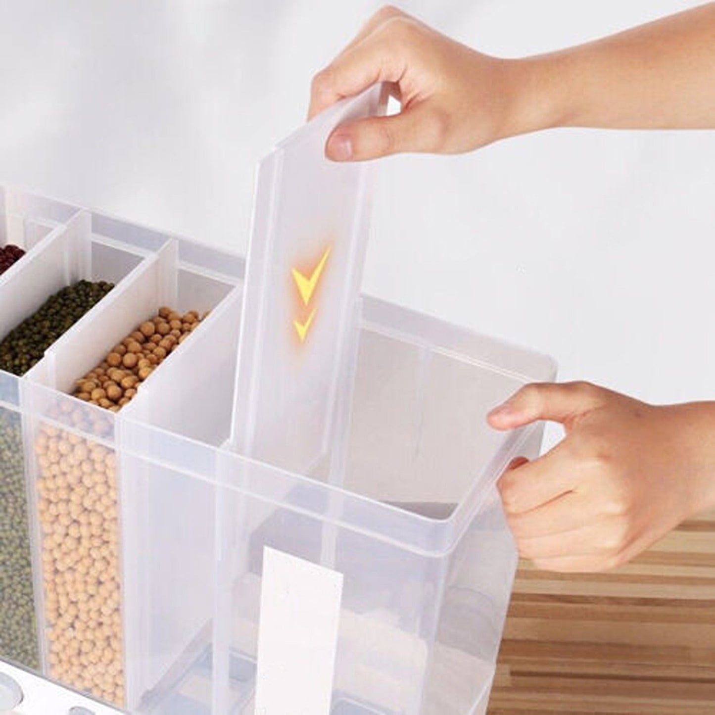 10kg Automatic Grain Storage Dispenser Dry Food Rice Container