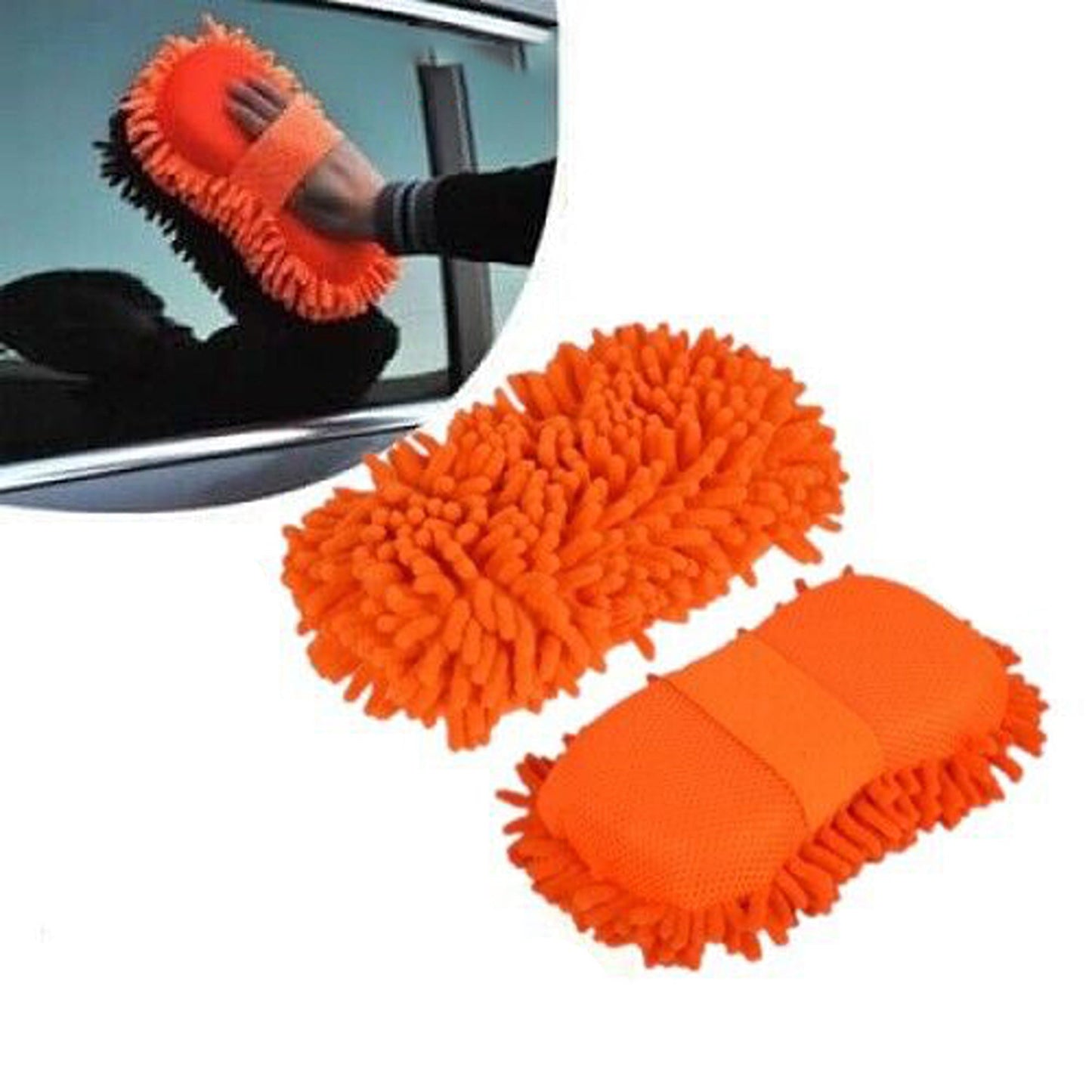 Plush Soft Microfiber Car Wash Sponge Detailing and Home Cleaning