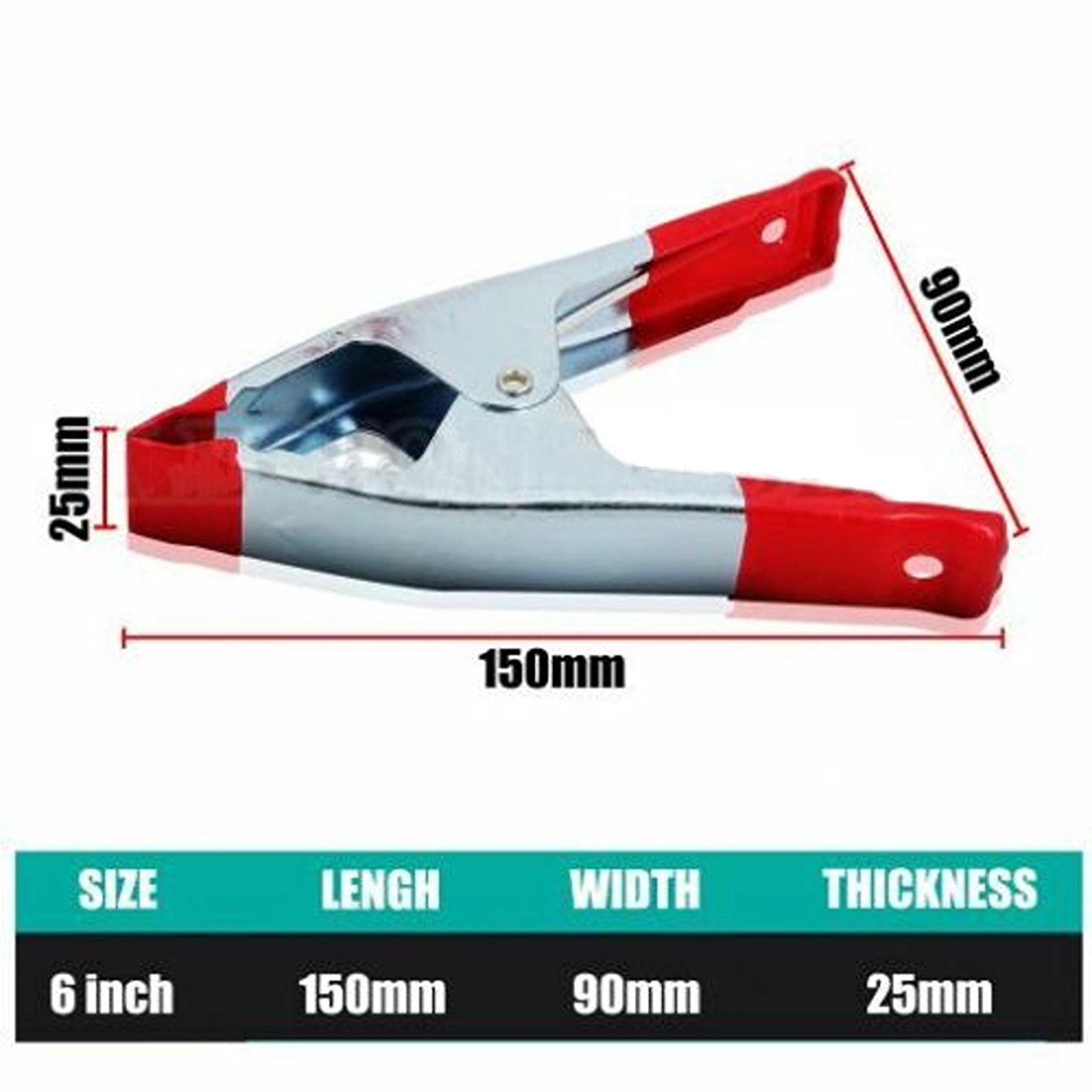 6in Spring Clamp DIY Quick Tools Grip Plastic Clips Photography Woodworking