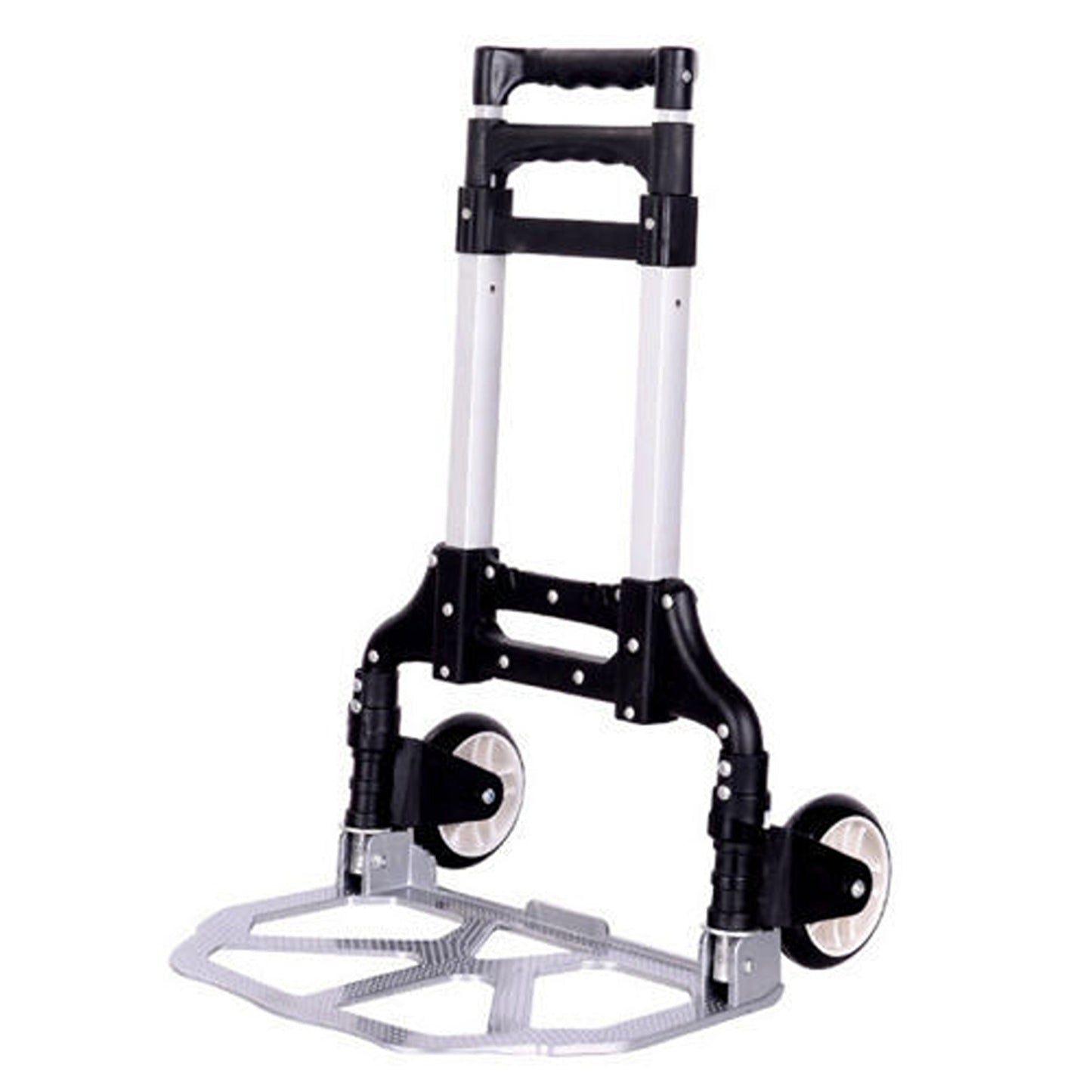 Folding Hand Trolley for Luggage Aluminium 80KG