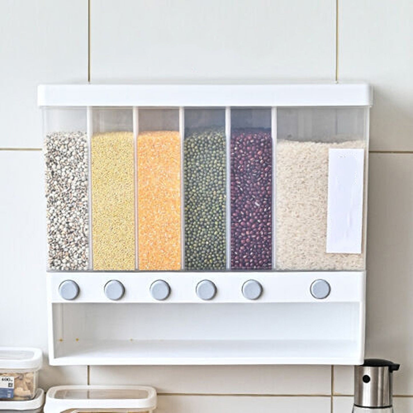 10kg Automatic Grain Storage Dispenser Dry Food Rice Container