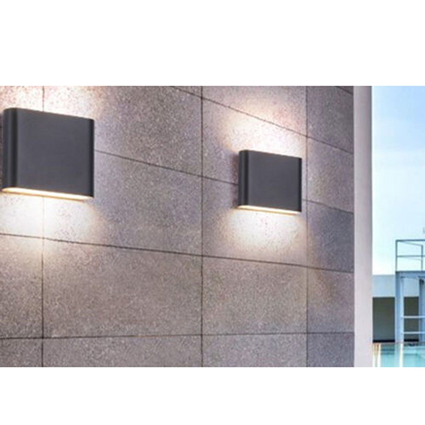 Modern Exterior LED Wall Light Waterproof Up Down Outdoor Lamp