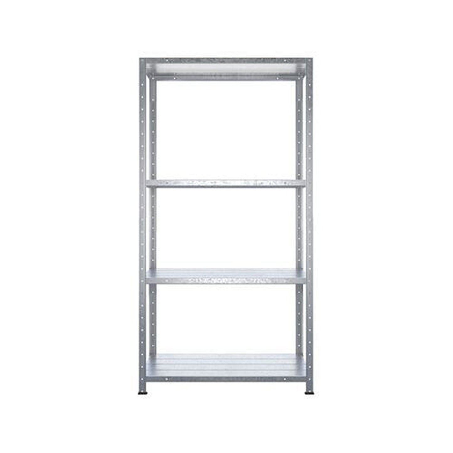 4-Tier Metal Storage Shelf Rack for Garage and Industrial Use