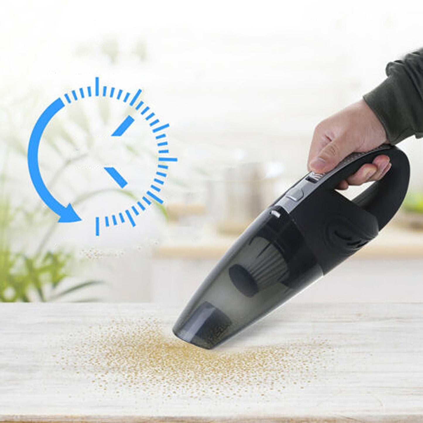 Wireless Handheld Car Vacuum Cleaner Rechargeable Wet Dry Home Auto