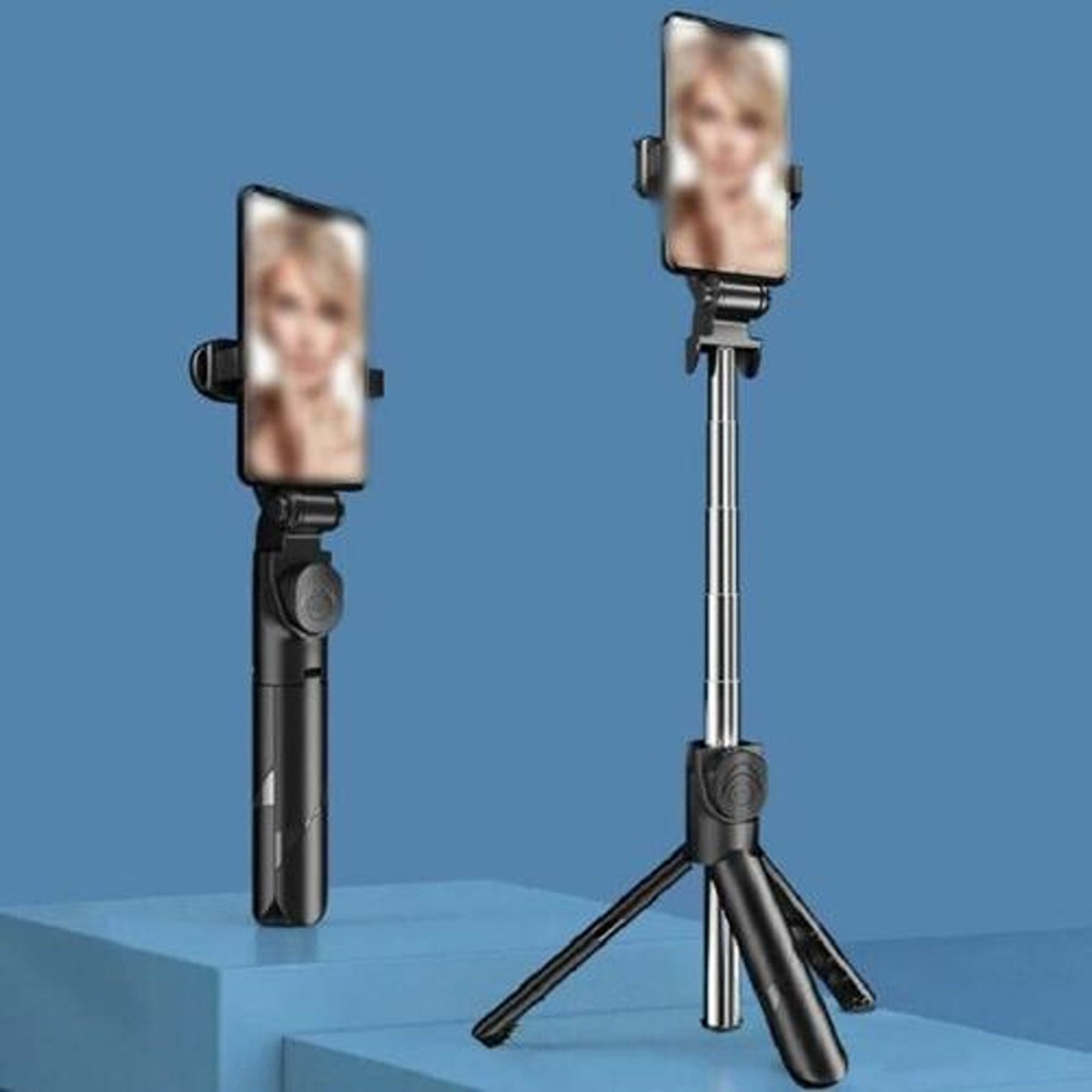 Flexible Tripod Stand with Bluetooth Remote Selfie Stick for Mobile Phone