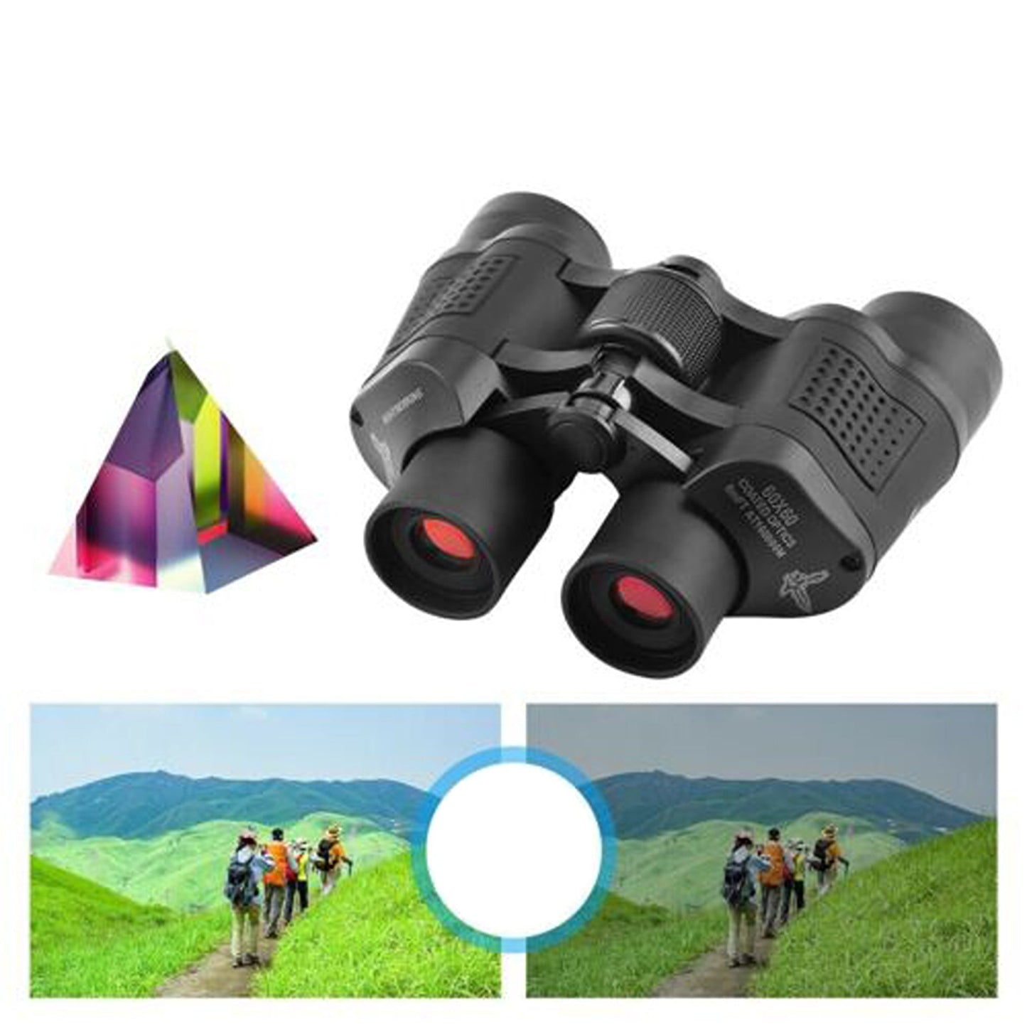 High Definition Waterproof Binoculars with Day and Night Vision