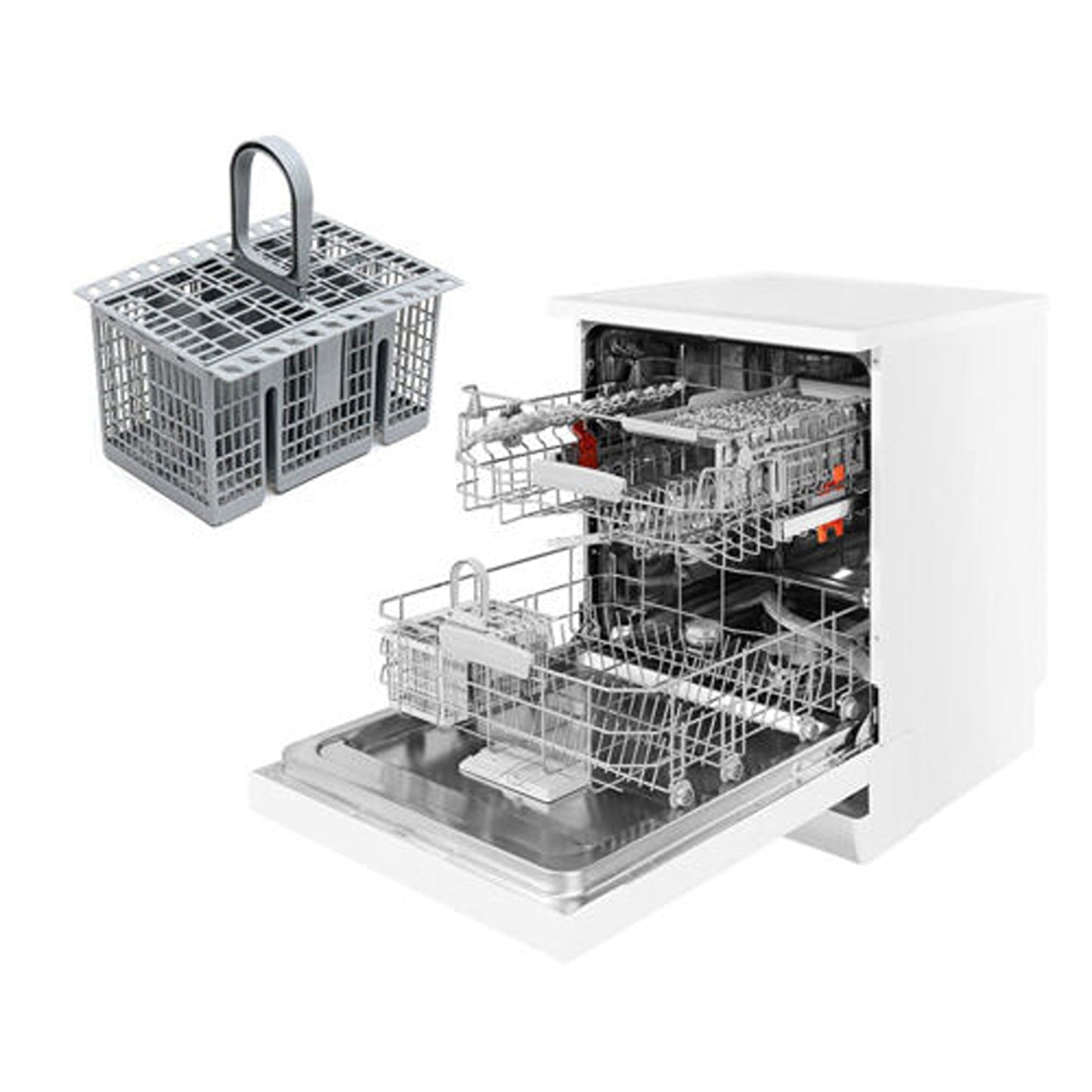 Cutlery Basket for Universal Dishwashers Compatible with Major Brands