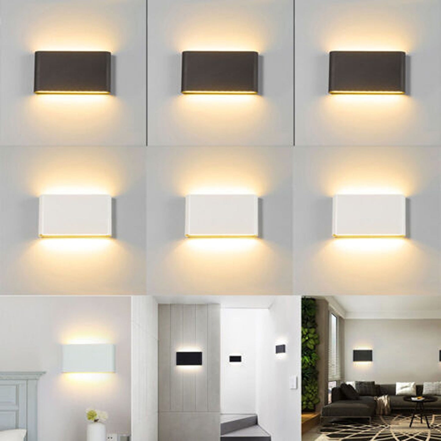 Modern Exterior LED Wall Light Waterproof Up Down Outdoor Lamp