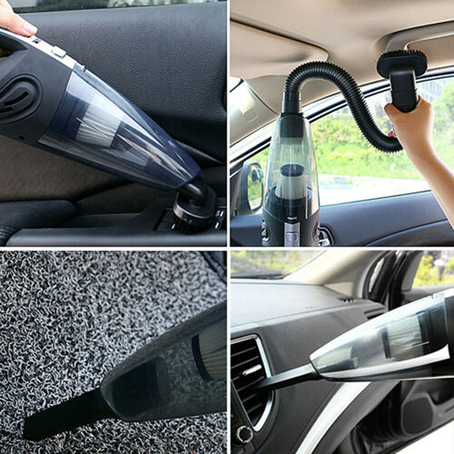Wireless Handheld Car Vacuum Cleaner Rechargeable Wet Dry Home Auto