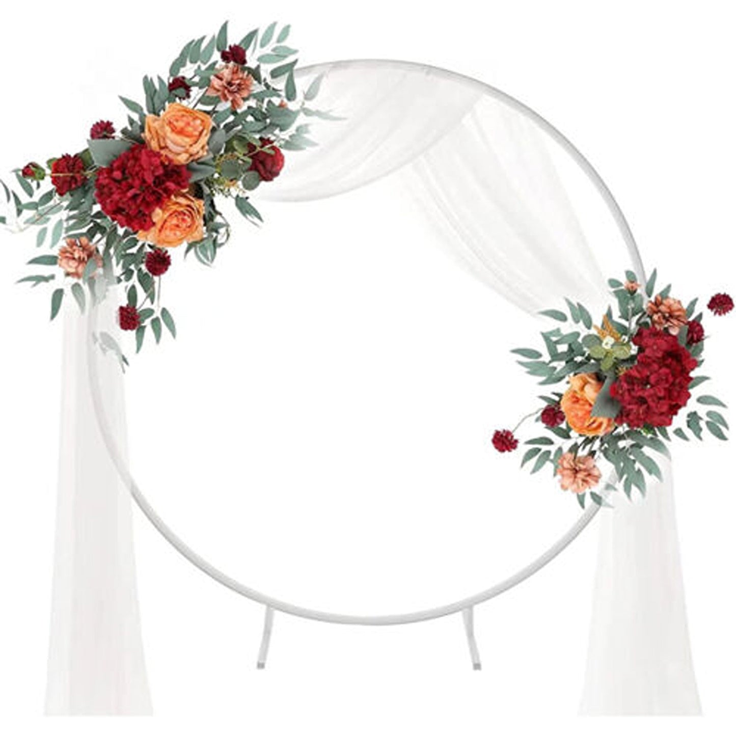 Round Wedding Arch for Floral Displays Circle Backdrop Stand 2M