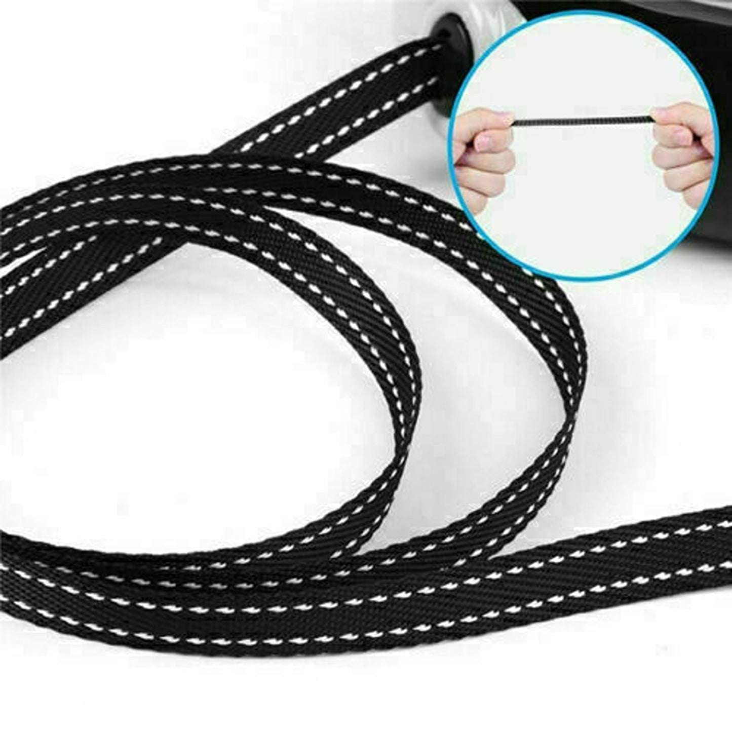 5m Long Retractable Dog Leash with Lockable Heavy-Duty Rope