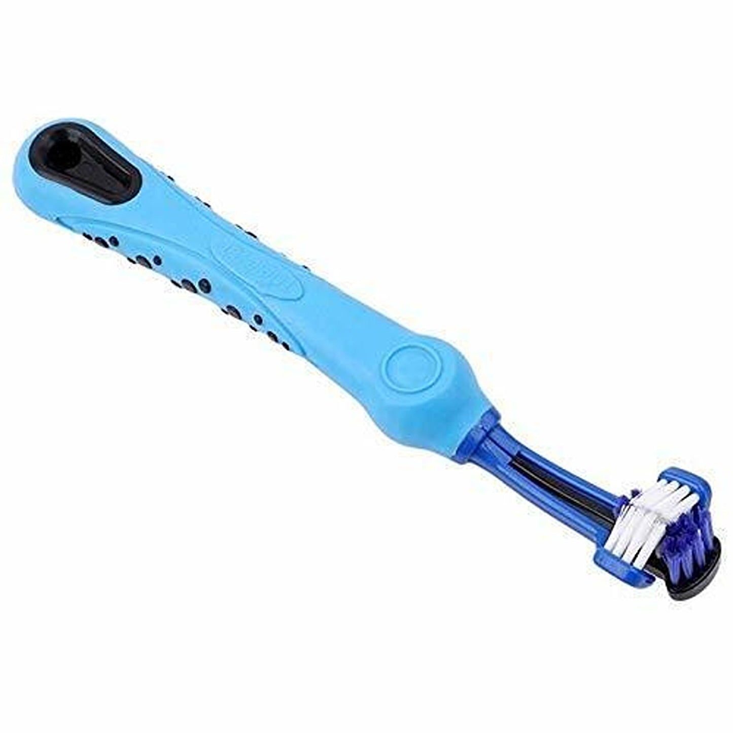 Pet Dental Care Three-Sided Dog Toothbrush for Tartar Reduction