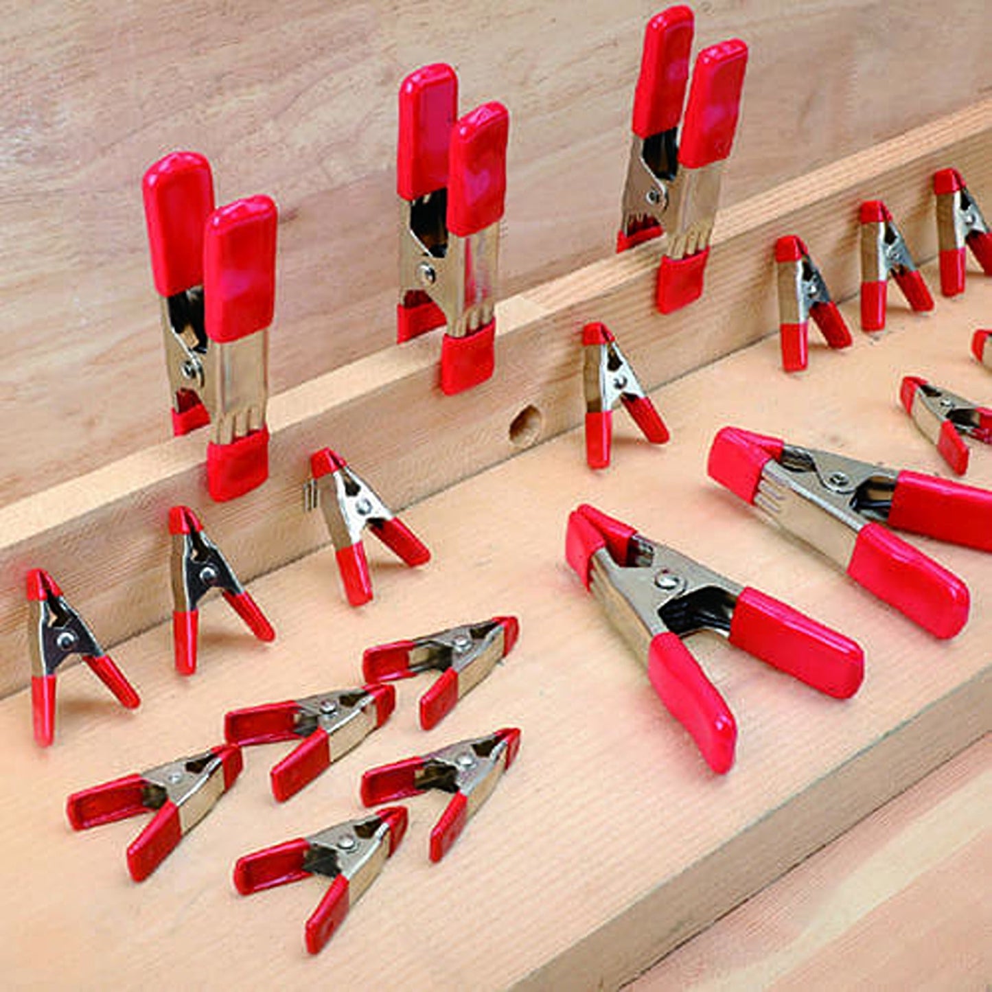 6in Spring Clamp DIY Quick Tools Grip Plastic Clips Photography Woodworking
