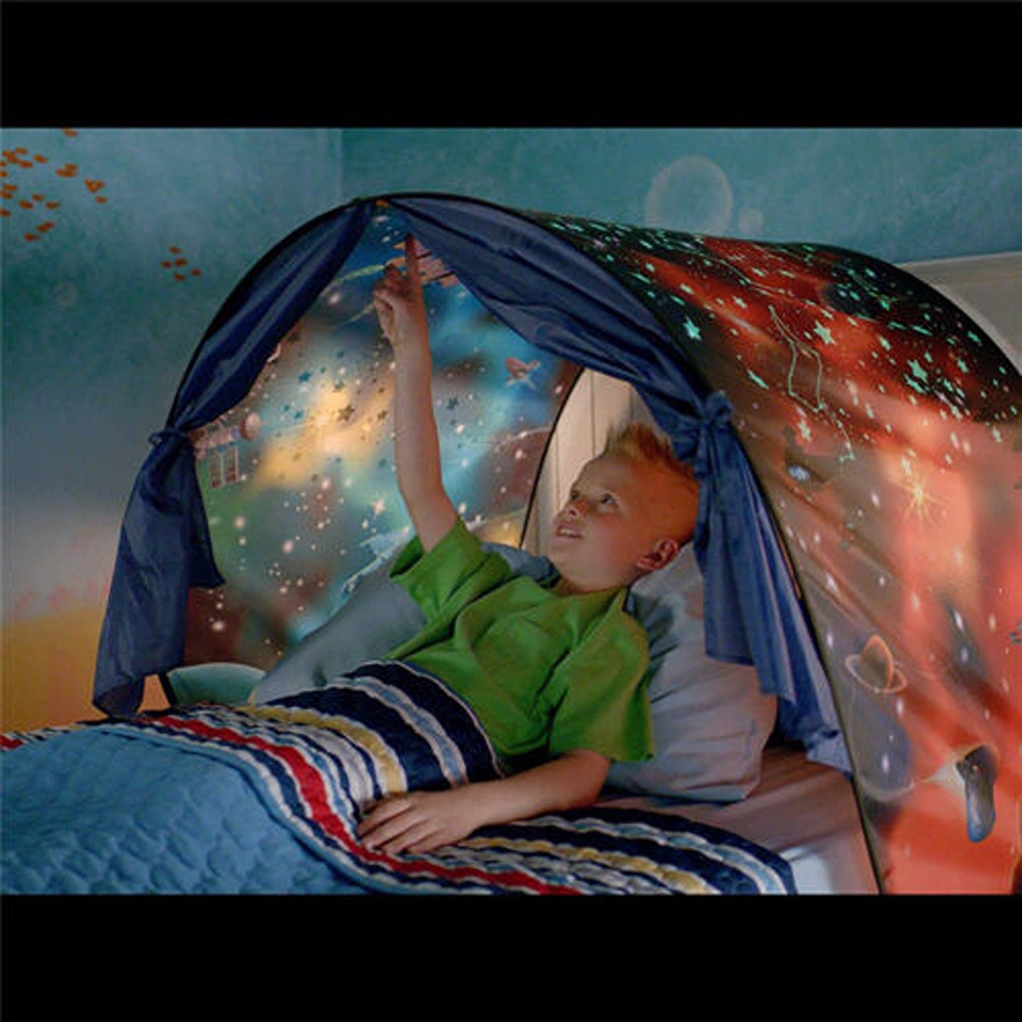 Fancy Unicorn Space Tent Foldable Indoor Bed Pop-up House
