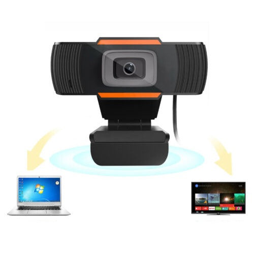 Auto-Focus USB Webcam with Microphone for PCs