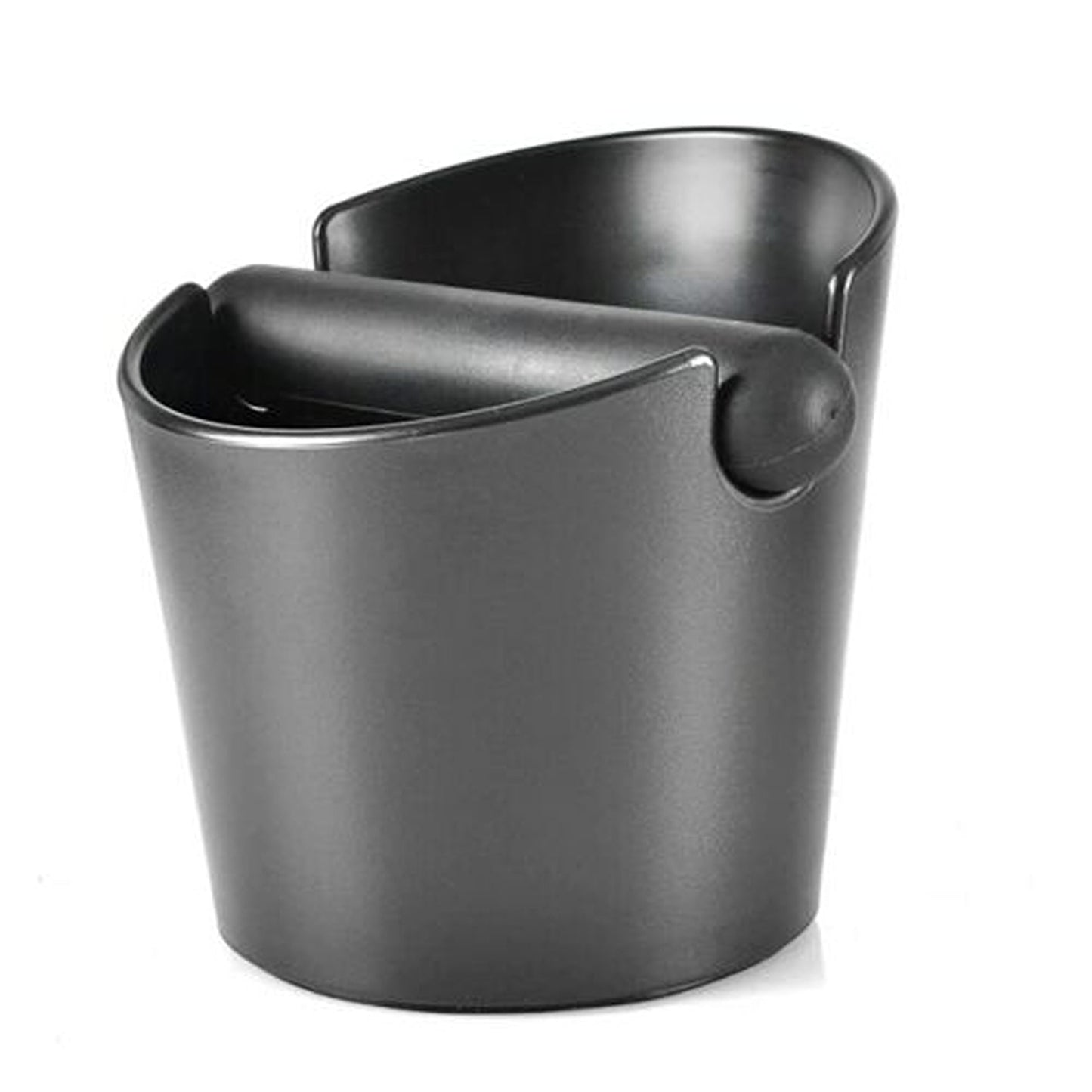 Coffee Knock Box with Tamper Black Espresso Waste Bin