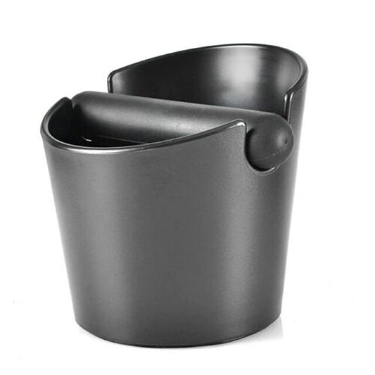 Coffee Knock Box with Tamper Black Espresso Waste Bin